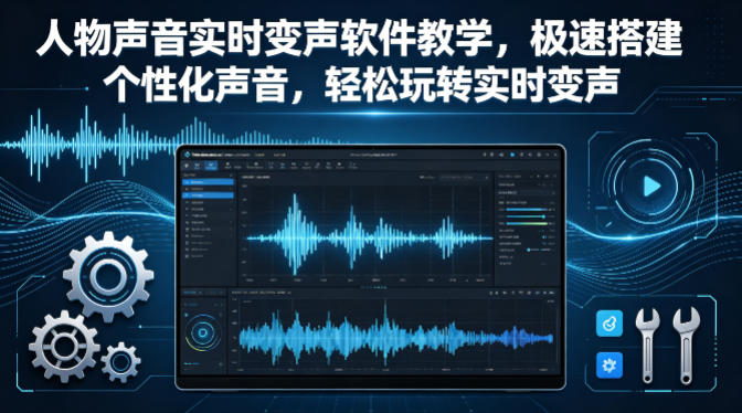 人物声音实时变声软件教学,极速搭建个性化声音,轻松玩转实时变声 人物声音实时变声软件教学,极速搭建个性化声音,轻松玩转实时变声