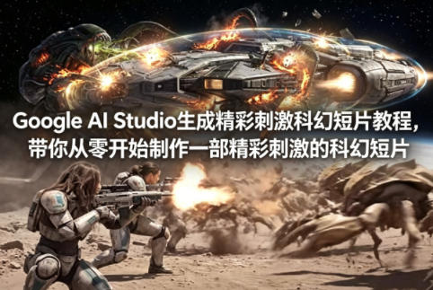 Google AI Studio生成精彩刺激科幻短片教程，带你从零开始制作一部精彩刺激的科幻短片【双语字幕】-智云网