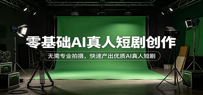 零基础AI真人短剧创作：无需专业拍摄，快速产出优质AI真人短剧-智云网