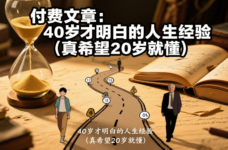 付费文章：40岁才明白的人生经验（真希望20岁就懂）-智云网