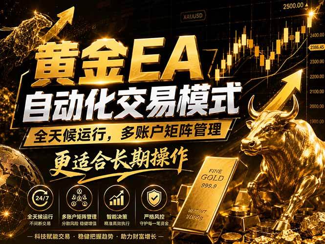 （18509期）黄金EA量化：多窗口矩阵稳定运行，系统自动执行，收益空间持续放大-智云网