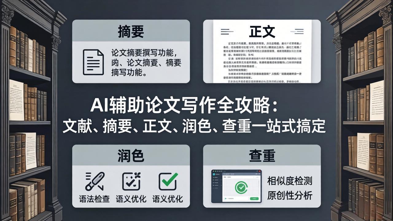 AI辅助论文写作全攻略：文献、摘要、正文、润色、查重一站式搞定-智云网