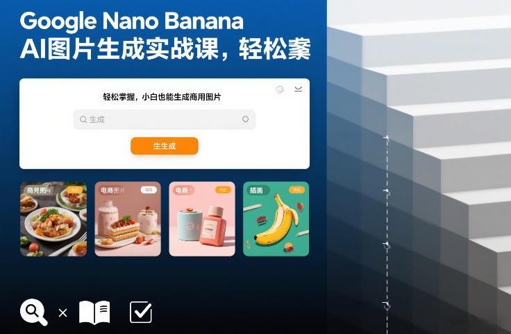Google Nano Banana AI图片生成实战课，轻松掌握，小白也能生成商用图片-智云网