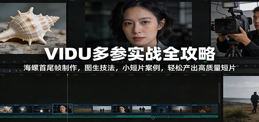 VIDU多参实战全攻略：海螺首尾帧制作，图生技法，小短片案例，轻松产出高质量短片-智云网